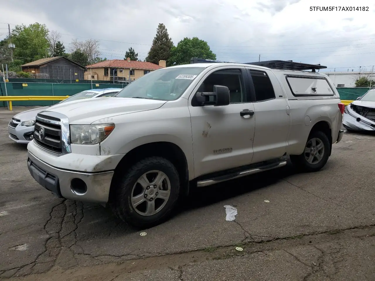 2010 Toyota Tundra Double Cab Sr5 VIN: 5TFUM5F17AX014182 Lot: 63399305