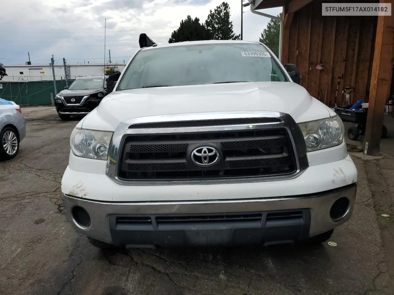 2010 Toyota Tundra Double Cab Sr5 VIN: 5TFUM5F17AX014182 Lot: 63399305