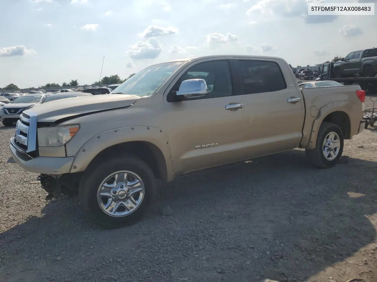 2010 Toyota Tundra Crewmax Sr5 VIN: 5TFDM5F12AX008483 Lot: 63429225