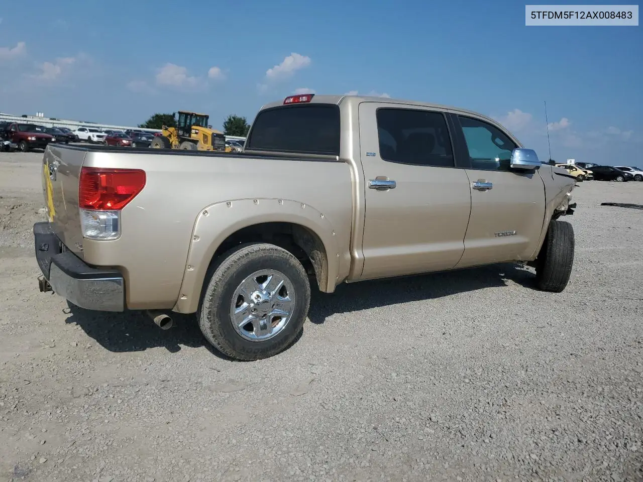 2010 Toyota Tundra Crewmax Sr5 VIN: 5TFDM5F12AX008483 Lot: 63429225