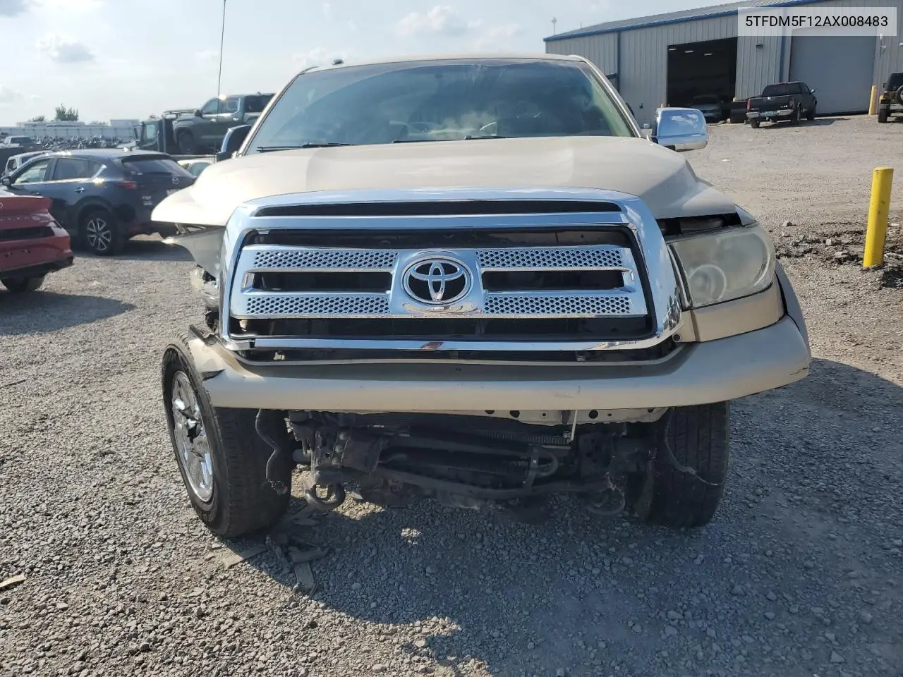 2010 Toyota Tundra Crewmax Sr5 VIN: 5TFDM5F12AX008483 Lot: 63429225