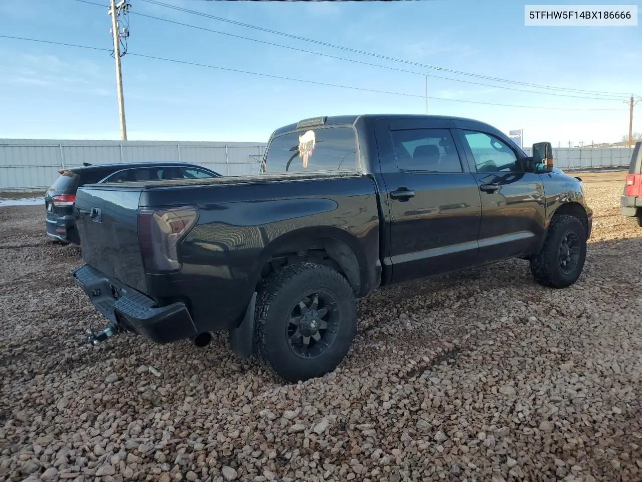2011 Toyota Tundra Crewmax Limited VIN: 5TFHW5F14BX186666 Lot: 45884745