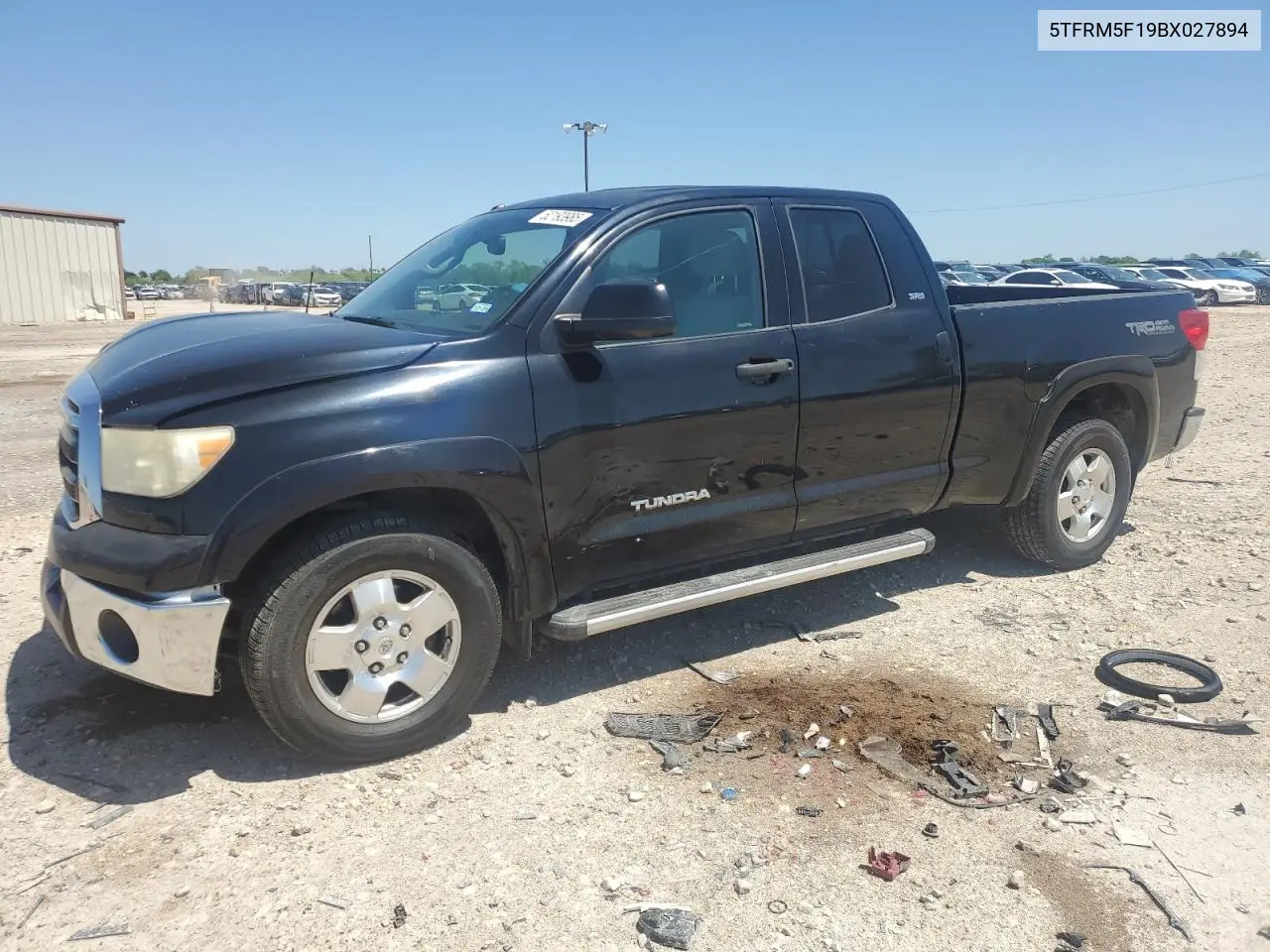 2011 Toyota Tundra Double Cab Sr5 VIN: 5TFRM5F19BX027894 Lot: 52193985