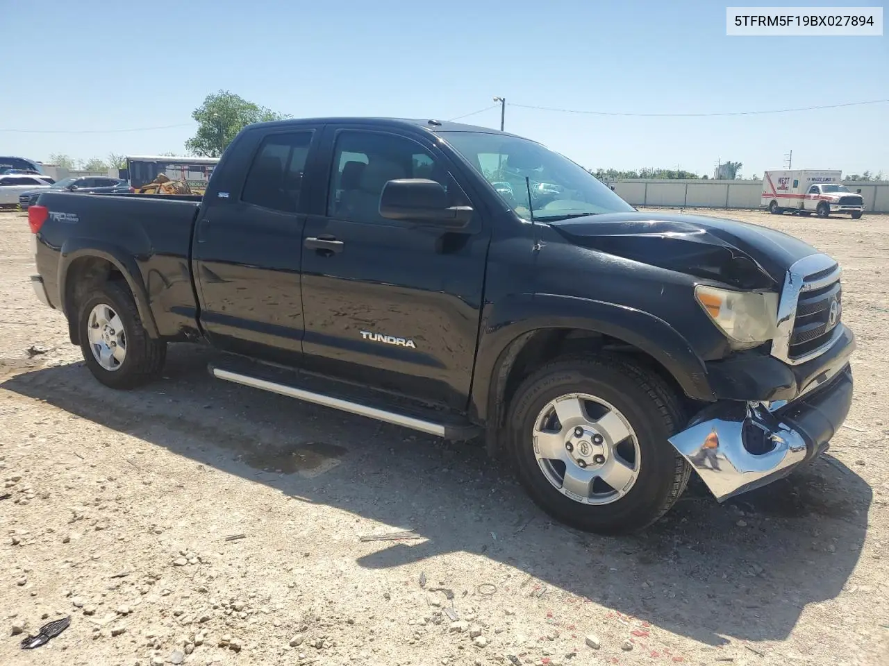 2011 Toyota Tundra Double Cab Sr5 VIN: 5TFRM5F19BX027894 Lot: 52193985
