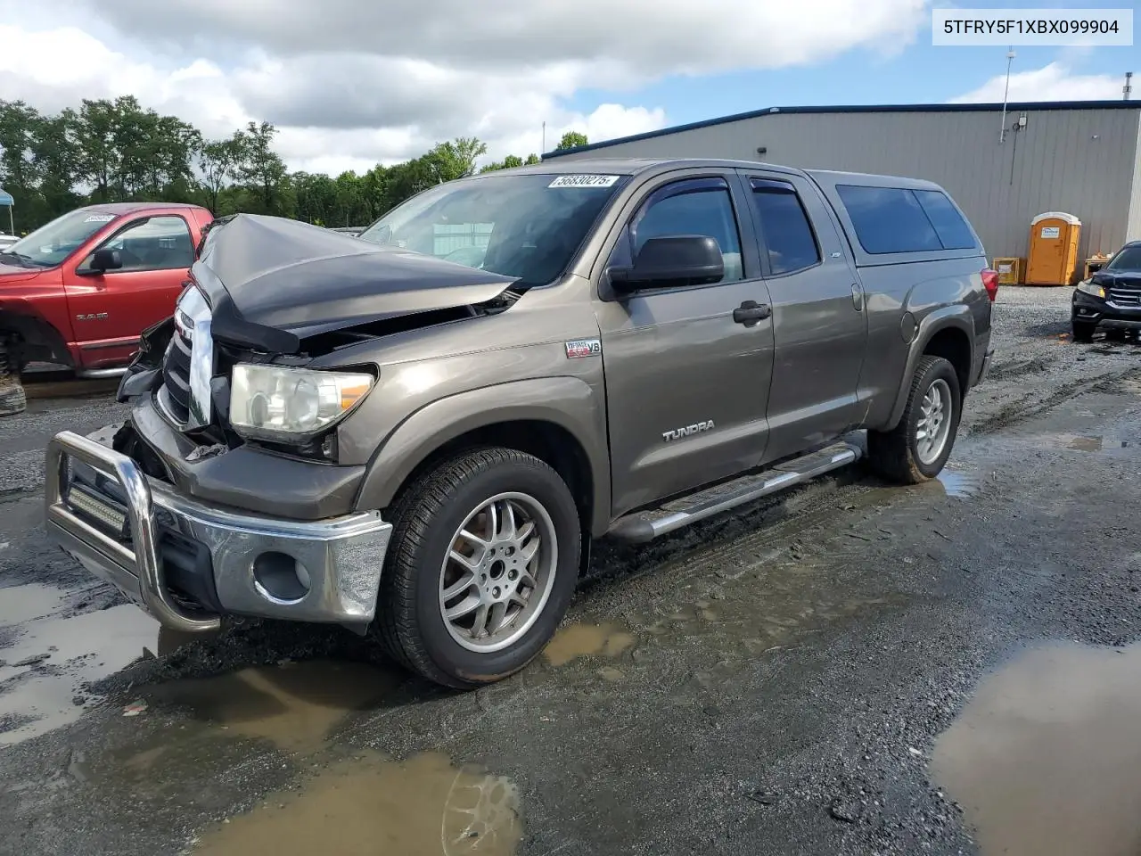 2011 Toyota Tundra Double Cab Sr5 VIN: 5TFRY5F1XBX099904 Lot: 56830275