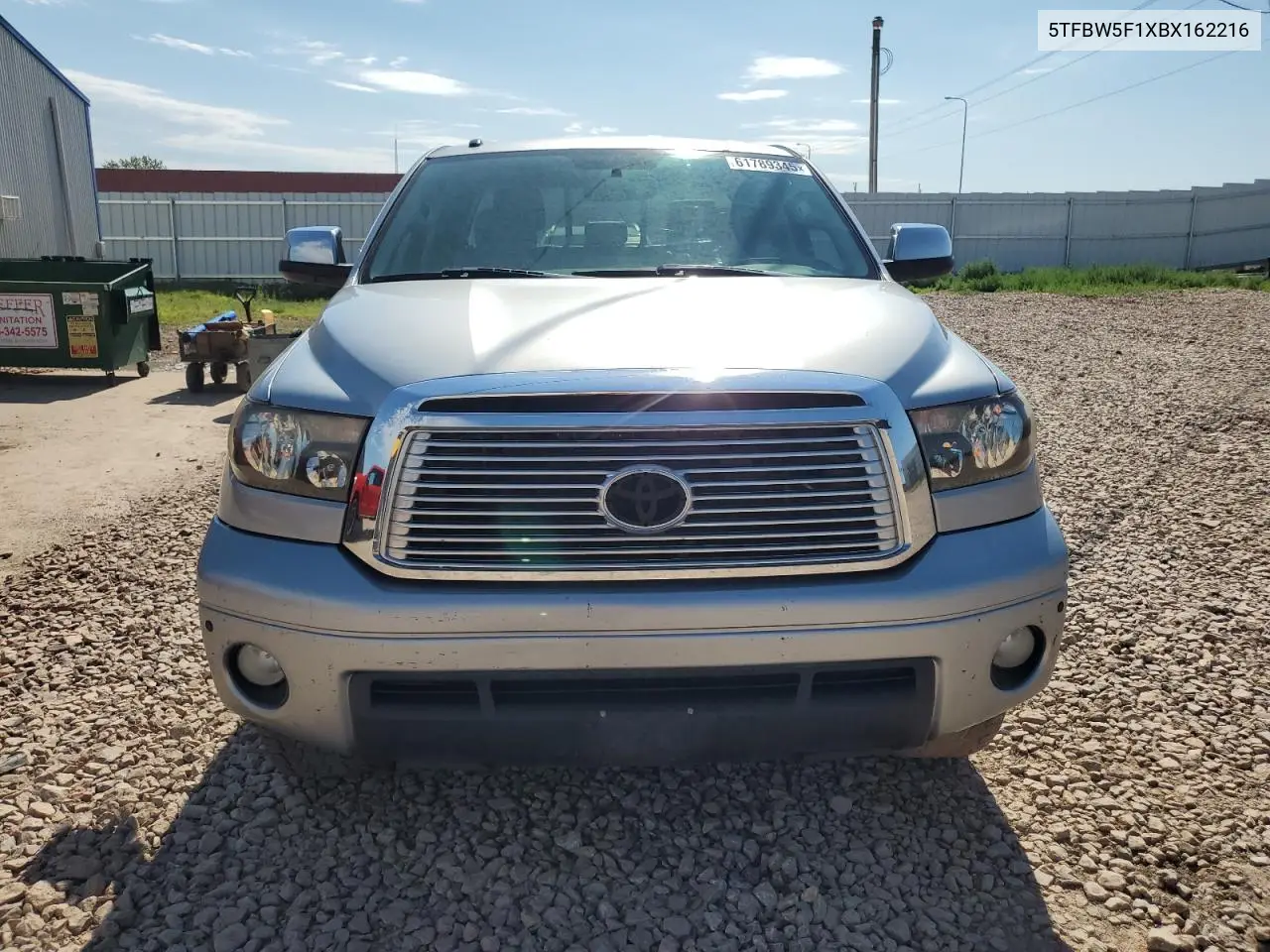 2011 Toyota Tundra Double Cab Limited VIN: 5TFBW5F1XBX162216 Lot: 61789345