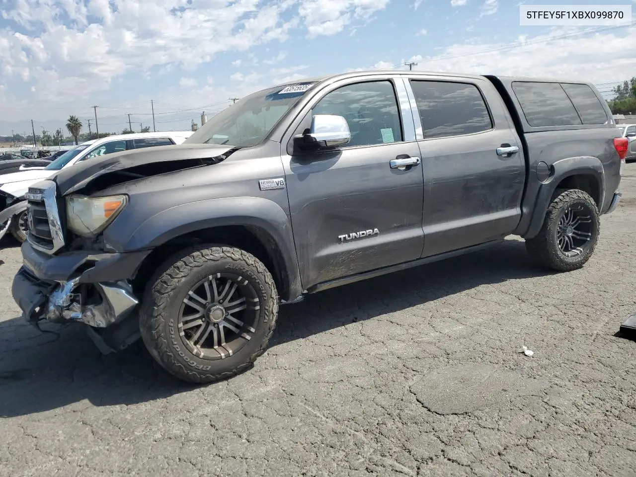 2011 Toyota Tundra Crewmax Sr5 VIN: 5TFEY5F1XBX099870 Lot: 63515635