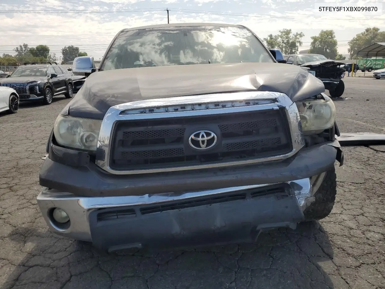 2011 Toyota Tundra Crewmax Sr5 VIN: 5TFEY5F1XBX099870 Lot: 63515635