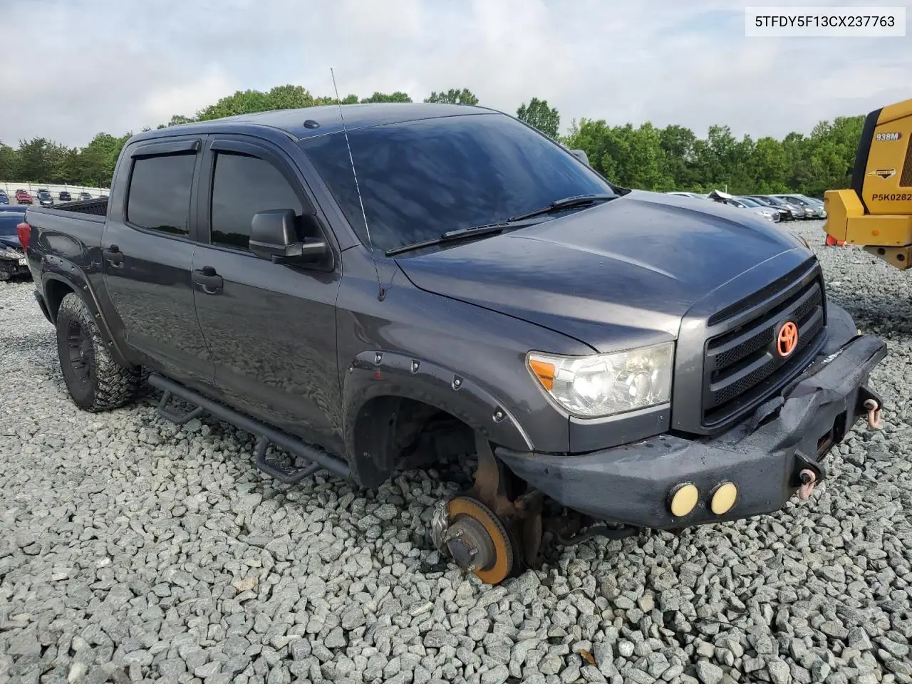 2012 Toyota Tundra Crewmax Sr5 VIN: 5TFDY5F13CX237763 Lot: 57169615