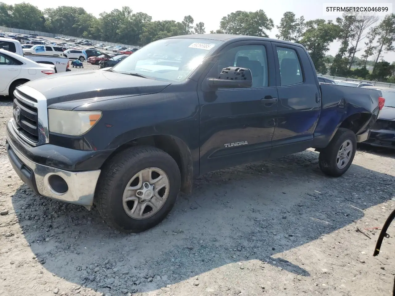 2012 Toyota Tundra Double Cab Sr5 VIN: 5TFRM5F12CX046899 Lot: 59266985