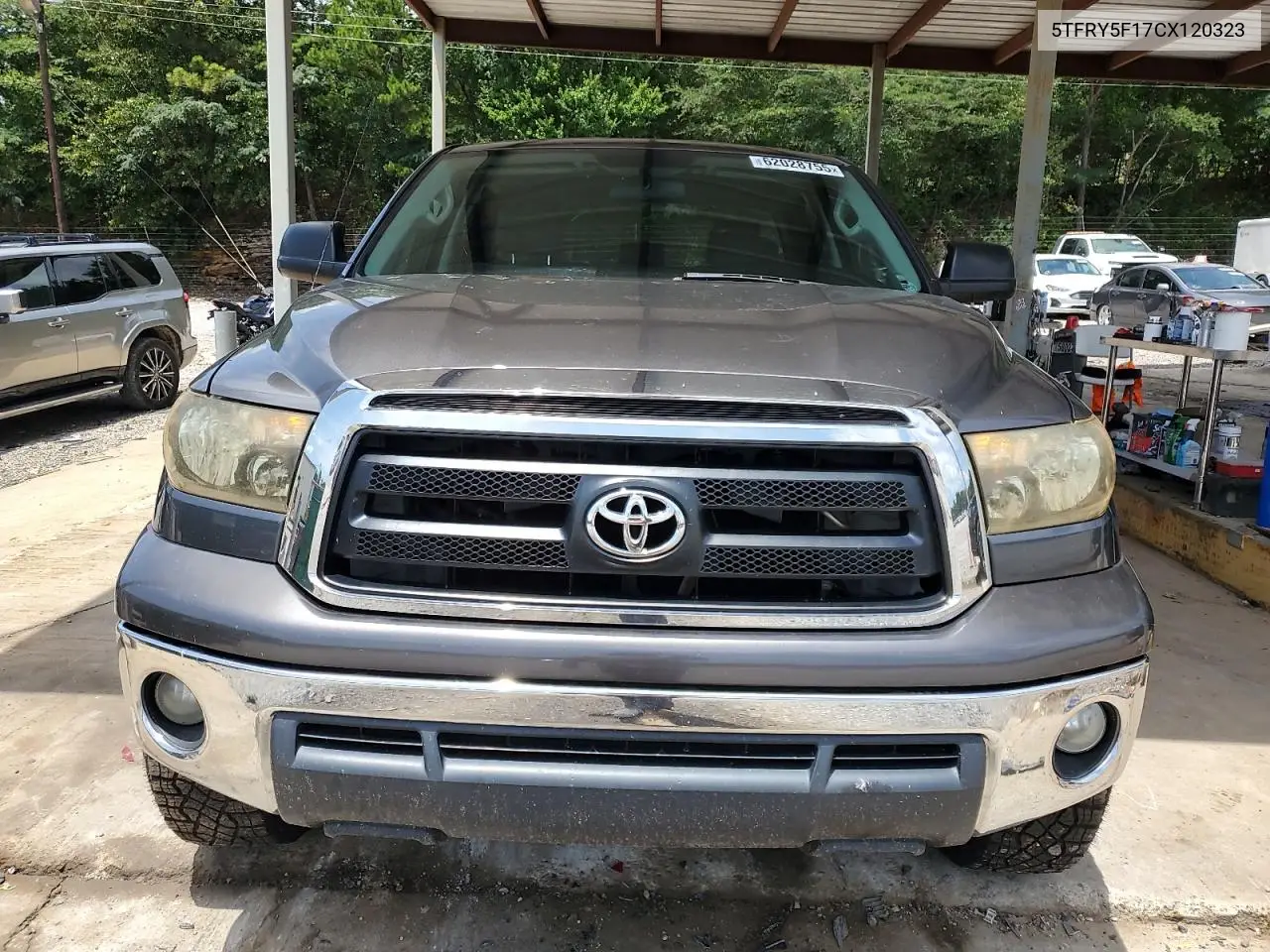 2012 Toyota Tundra Double Cab Sr5 VIN: 5TFRY5F17CX120323 Lot: 62028755