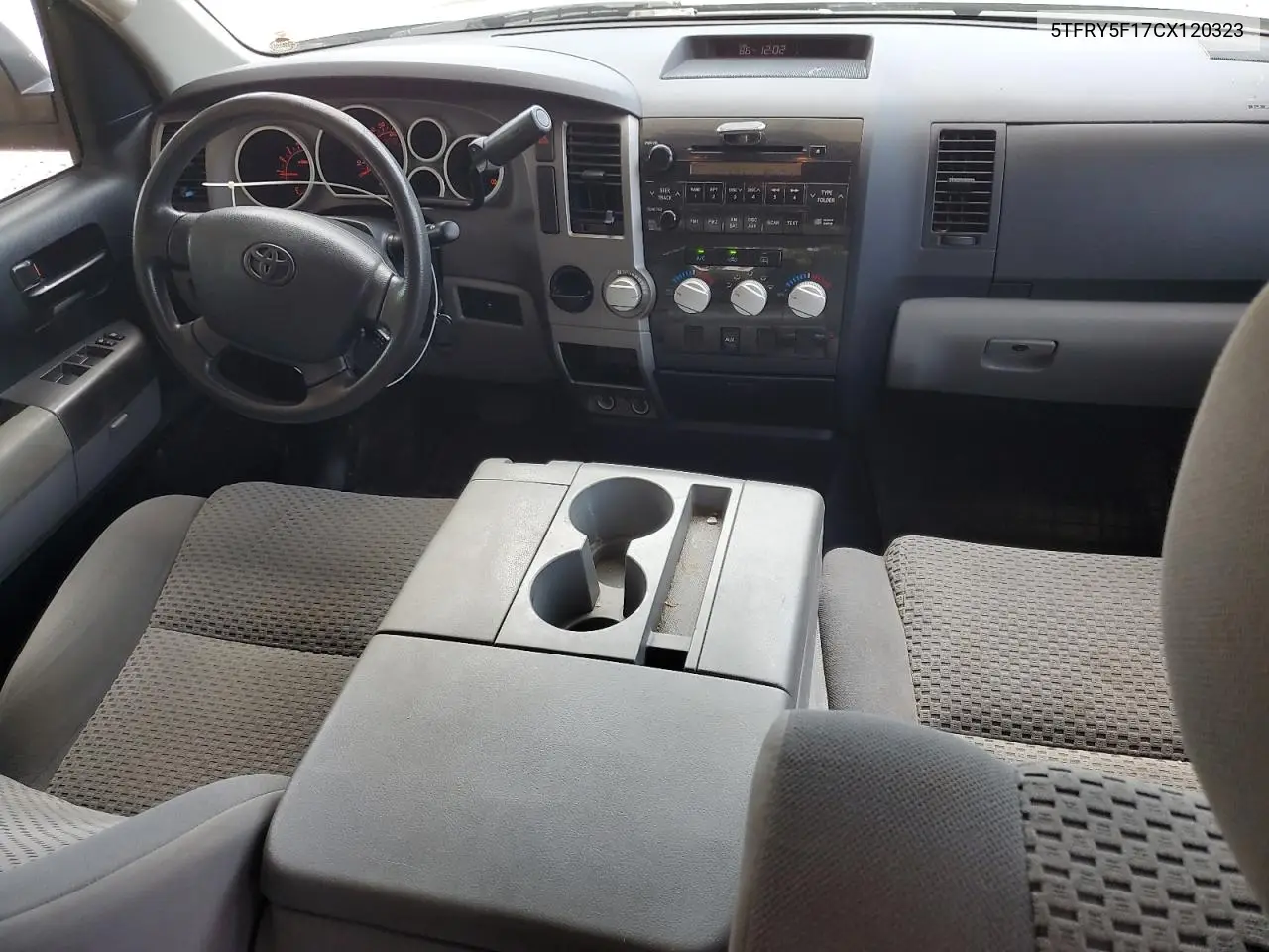 2012 Toyota Tundra Double Cab Sr5 VIN: 5TFRY5F17CX120323 Lot: 62028755