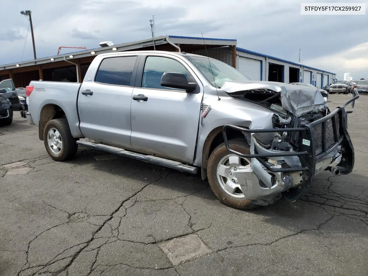 2012 Toyota Tundra Crewmax Sr5 VIN: 5TFDY5F17CX259927 Lot: 62519025