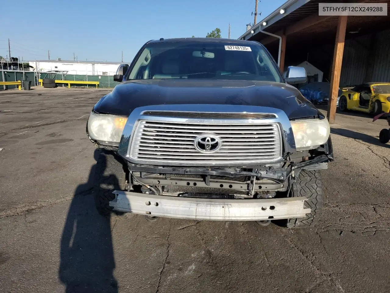 2012 Toyota Tundra Crewmax Limited VIN: 5TFHY5F12CX249288 Lot: 62748135