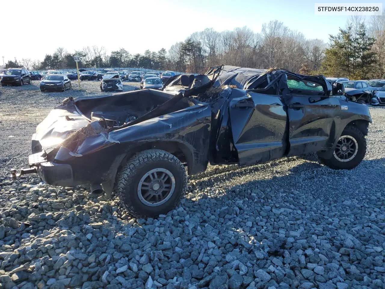 2012 Toyota Tundra Crewmax Sr5 VIN: 5TFDW5F14CX238250 Lot: 88509455