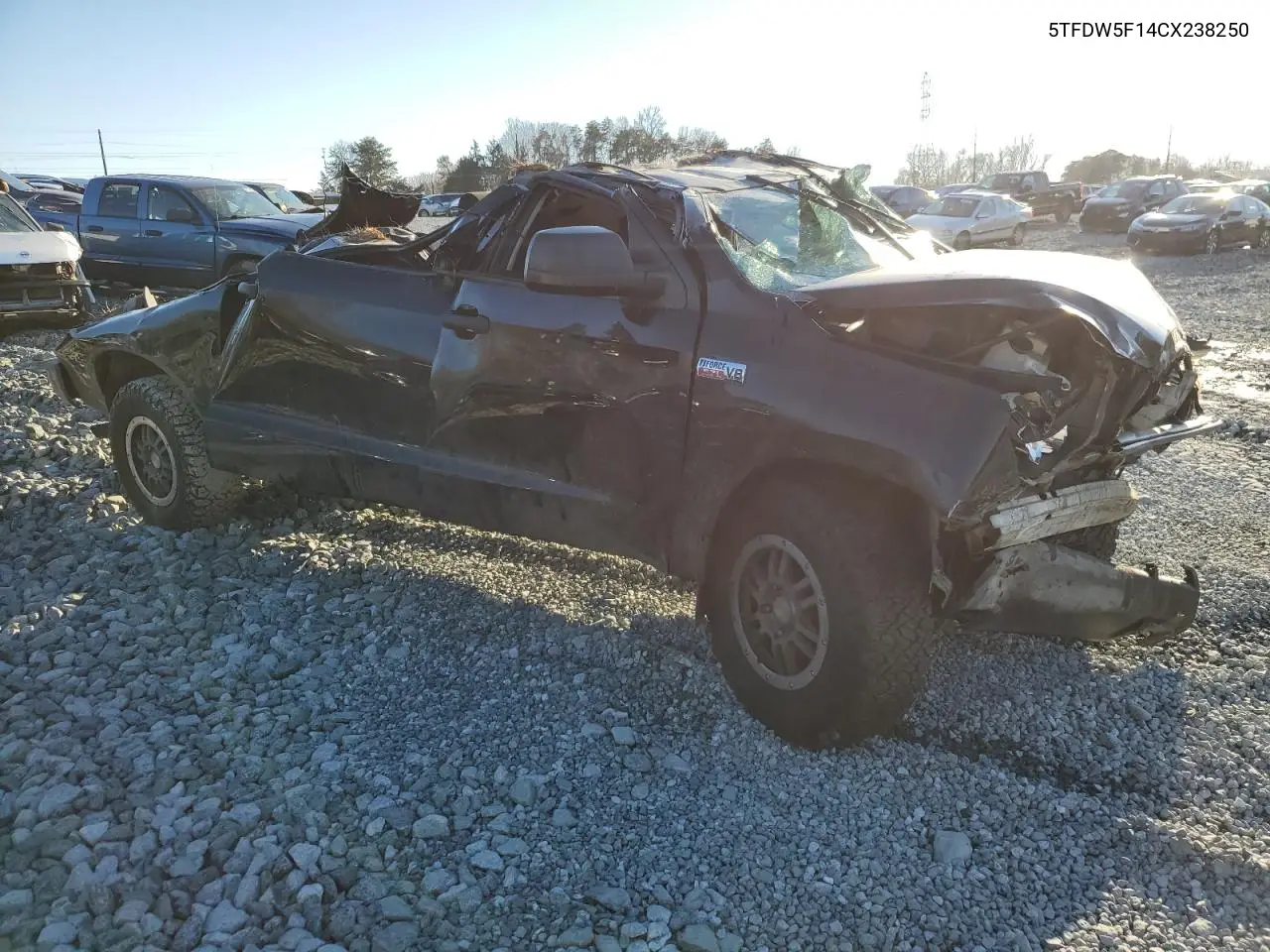 2012 Toyota Tundra Crewmax Sr5 VIN: 5TFDW5F14CX238250 Lot: 88509455