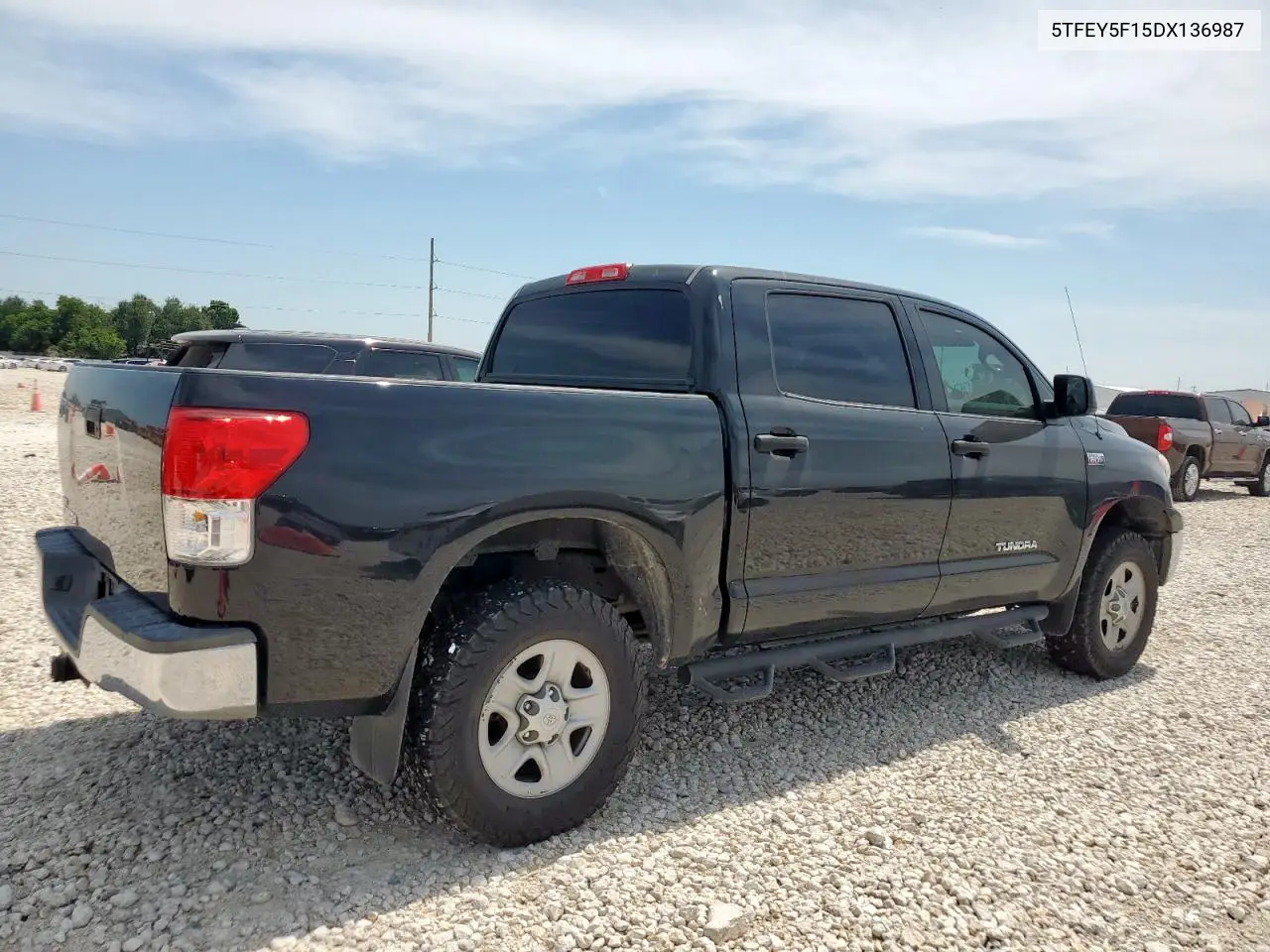2013 Toyota Tundra Crewmax Sr5 VIN: 5TFEY5F15DX136987 Lot: 56512875