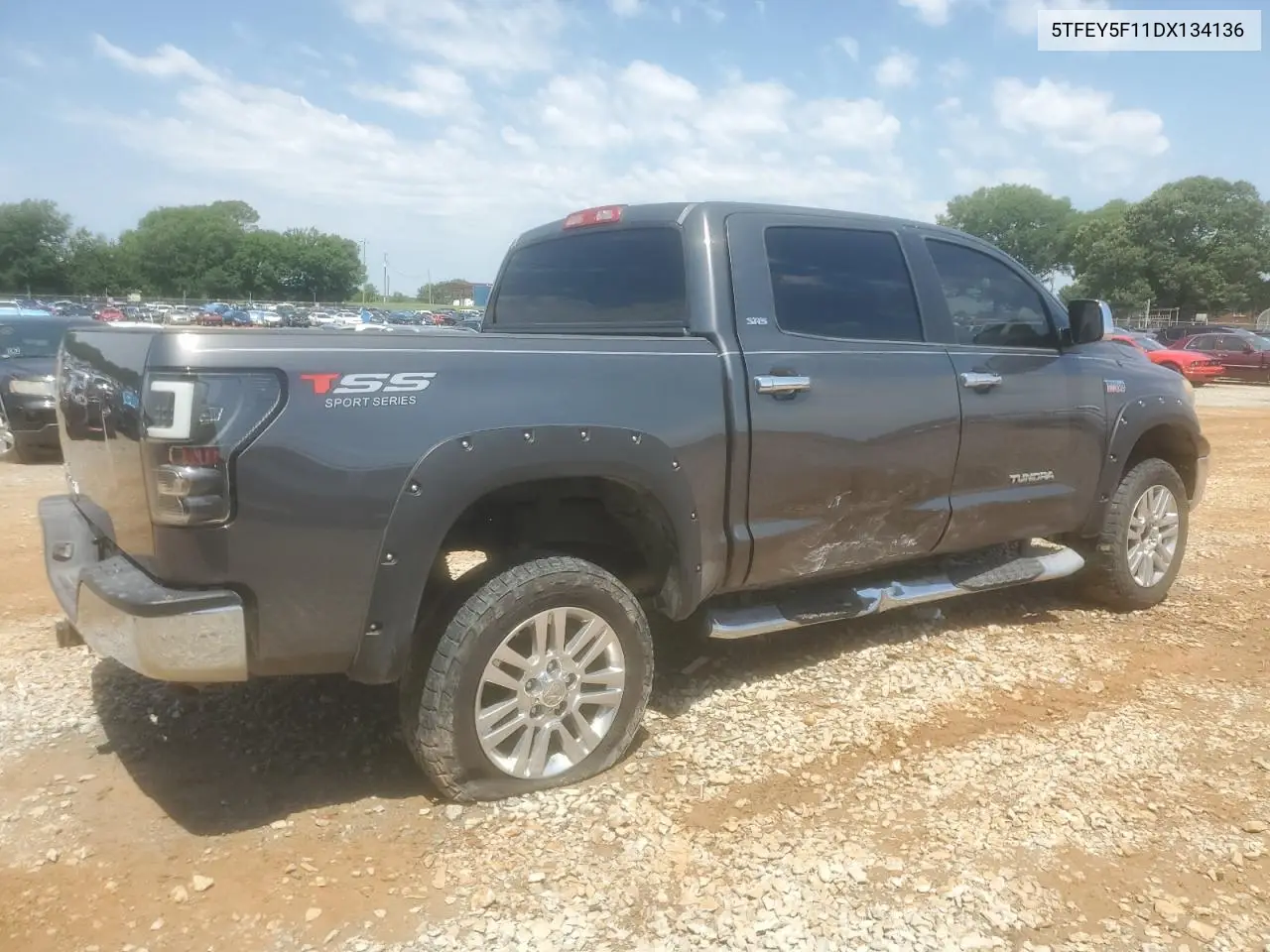 2013 Toyota Tundra Crewmax Sr5 VIN: 5TFEY5F11DX134136 Lot: 57151245