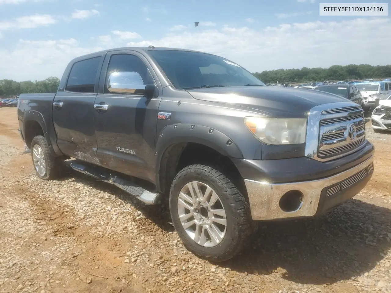 2013 Toyota Tundra Crewmax Sr5 VIN: 5TFEY5F11DX134136 Lot: 57151245