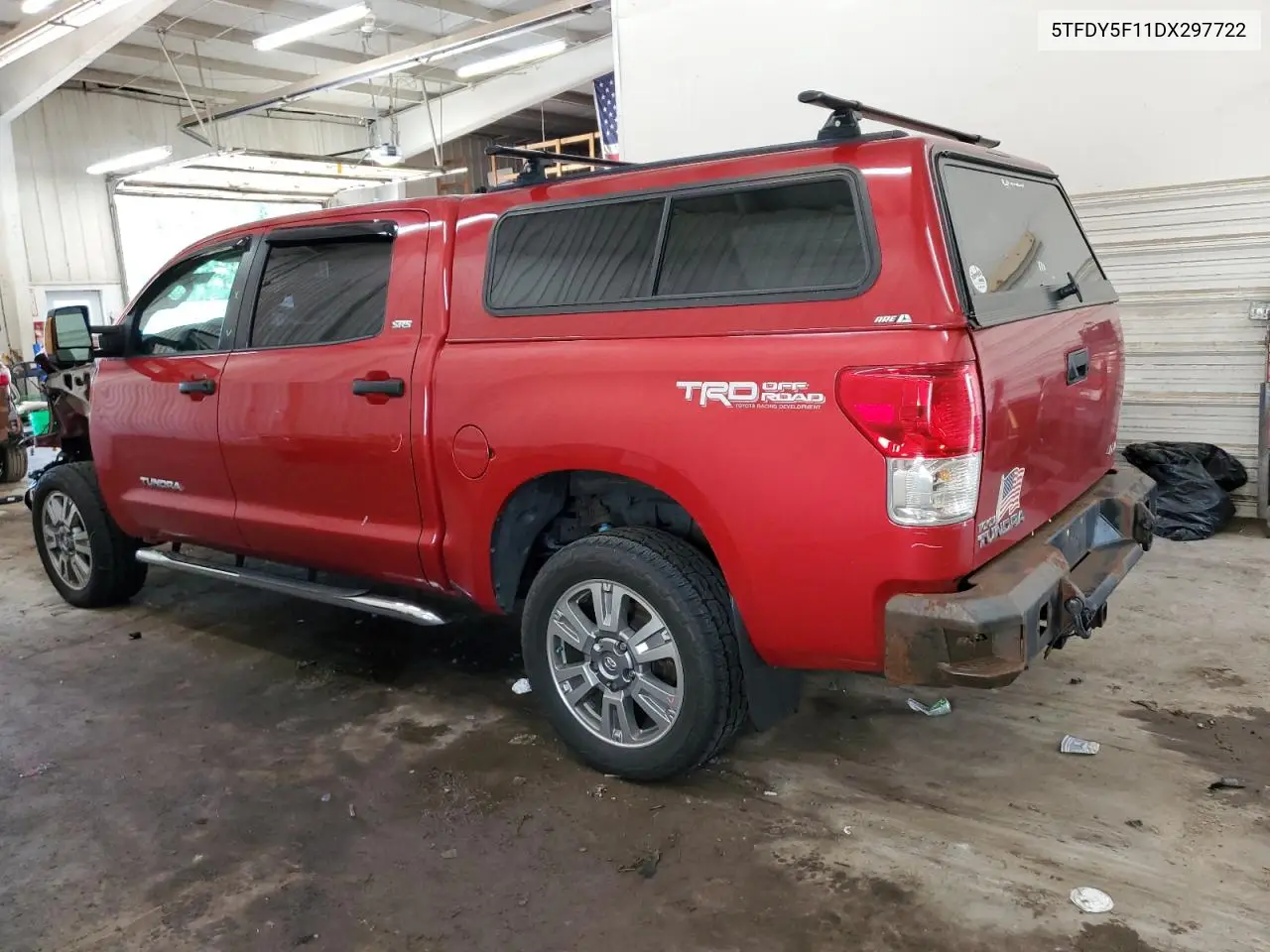 2013 Toyota Tundra Crewmax Sr5 VIN: 5TFDY5F11DX297722 Lot: 62600405