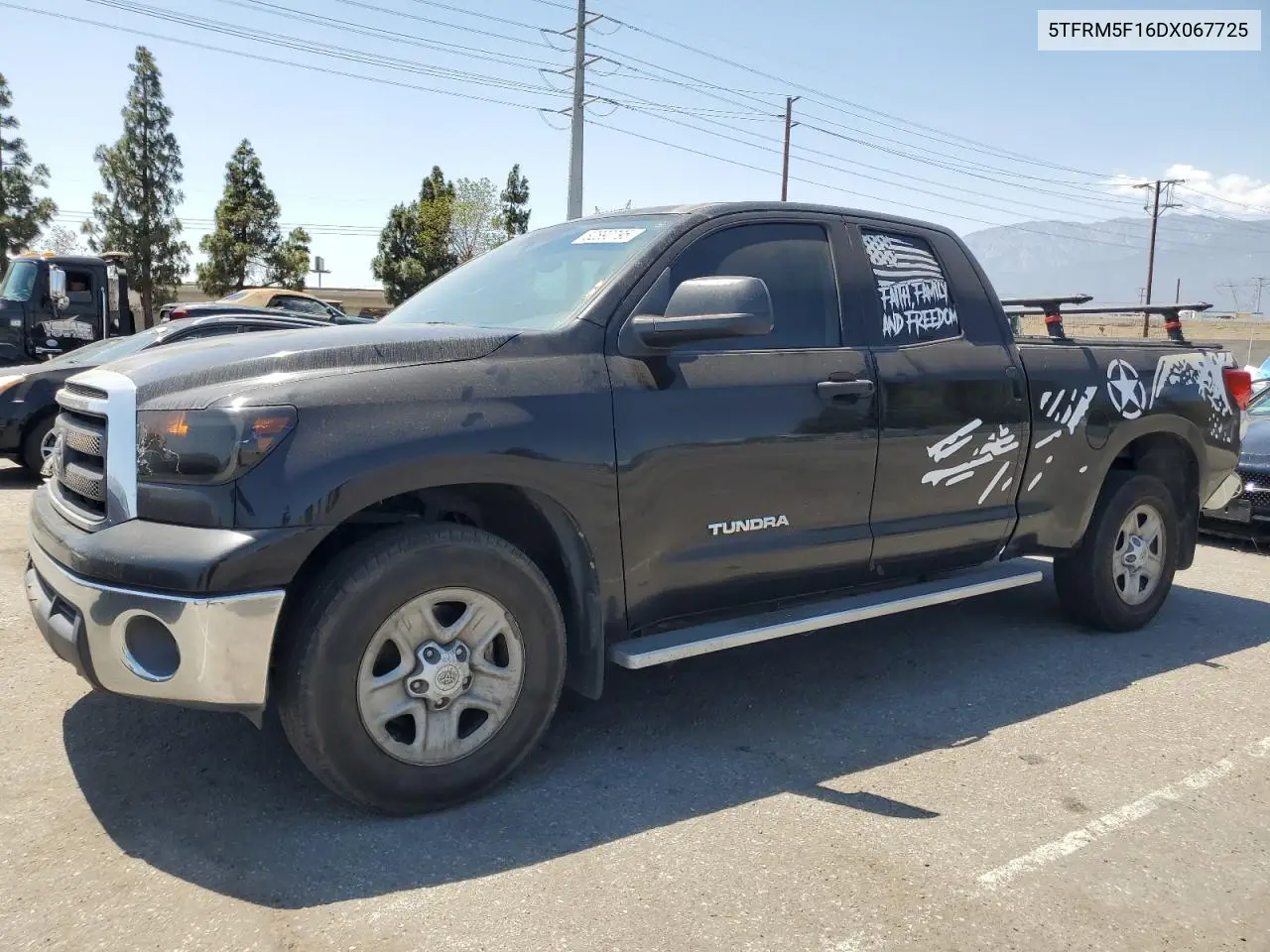 2013 Toyota Tundra Double Cab Sr5 VIN: 5TFRM5F16DX067725 Lot: 62890795