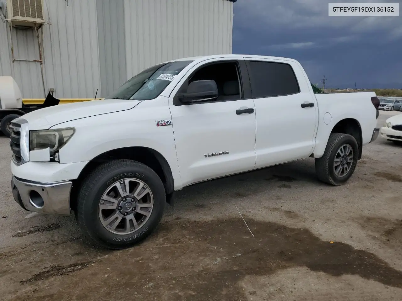 2013 Toyota Tundra Crewmax Sr5 VIN: 5TFEY5F19DX136152 Lot: 63584835