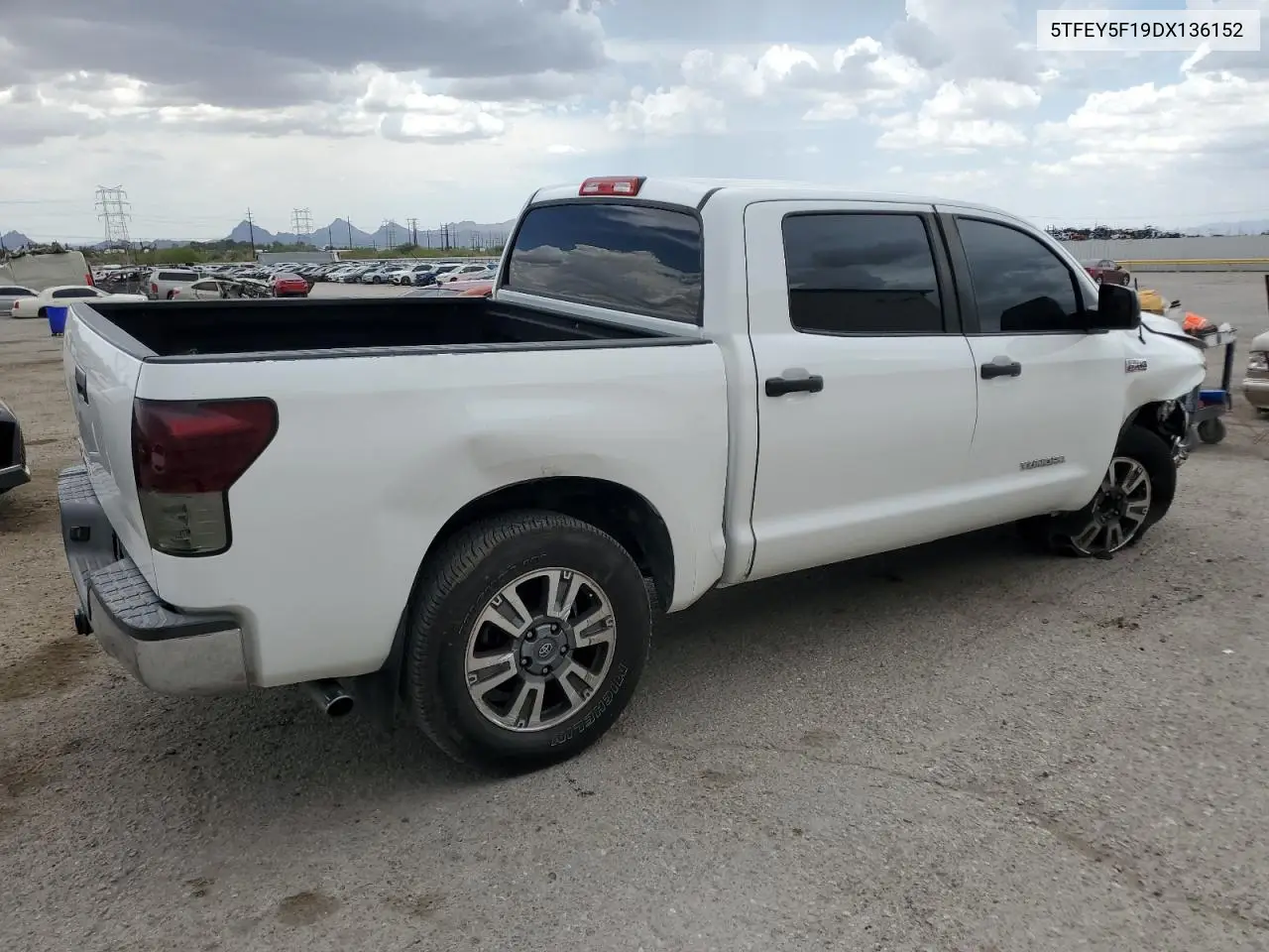 2013 Toyota Tundra Crewmax Sr5 VIN: 5TFEY5F19DX136152 Lot: 63584835