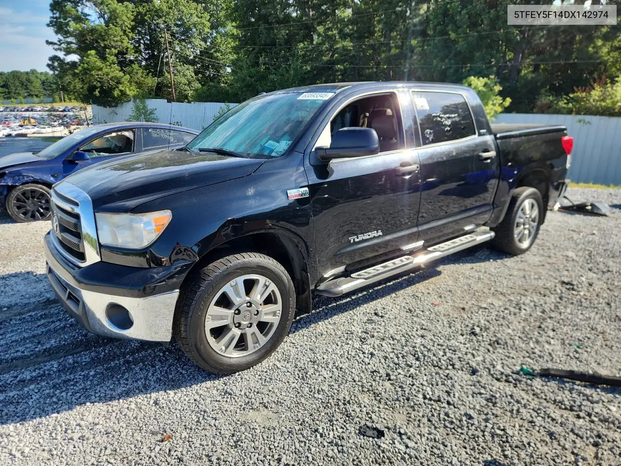 2013 Toyota Tundra Crewmax Sr5 VIN: 5TFEY5F14DX142974 Lot: 63593345