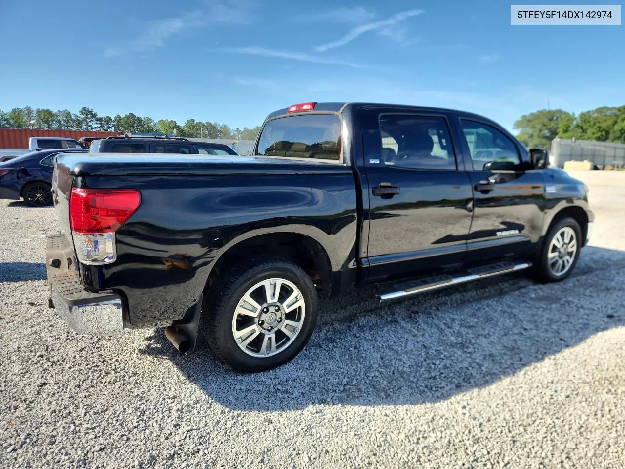 2013 Toyota Tundra Crewmax Sr5 VIN: 5TFEY5F14DX142974 Lot: 63593345