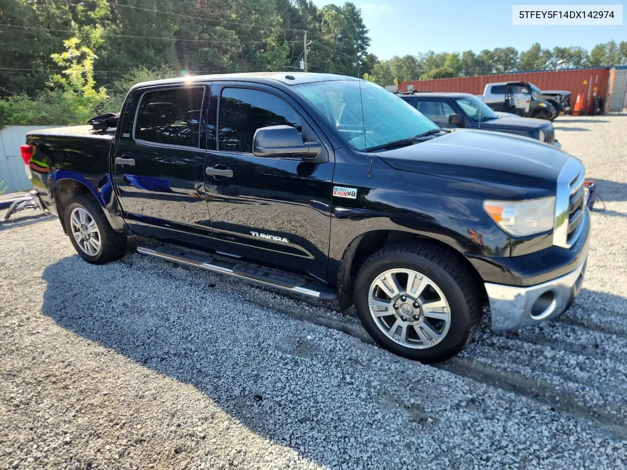 2013 Toyota Tundra Crewmax Sr5 VIN: 5TFEY5F14DX142974 Lot: 63593345