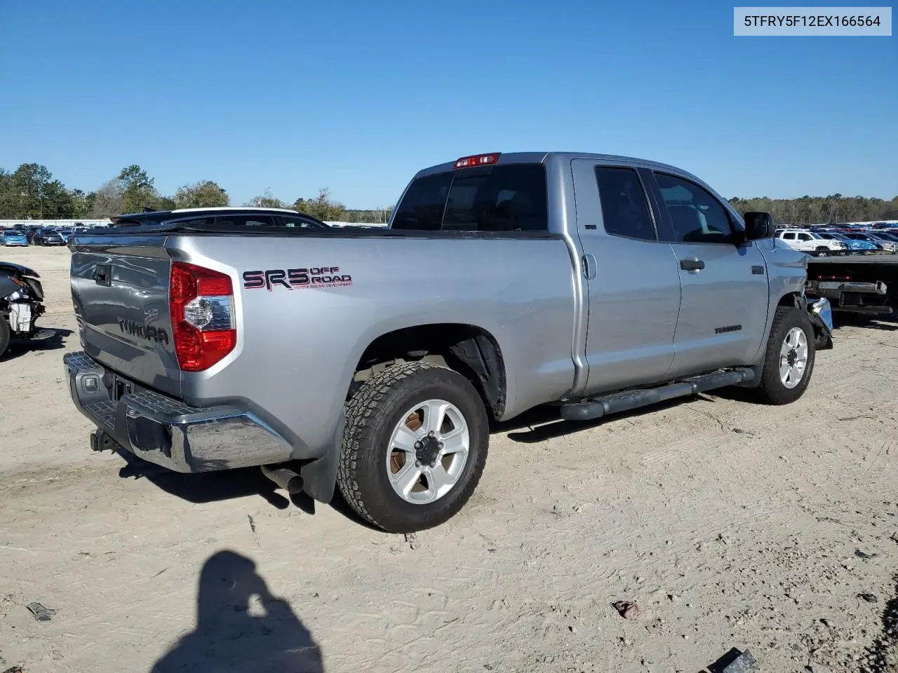 2014 Toyota Tundra Double Cab Sr VIN: 5TFRY5F12EX166564 Lot: 48583865