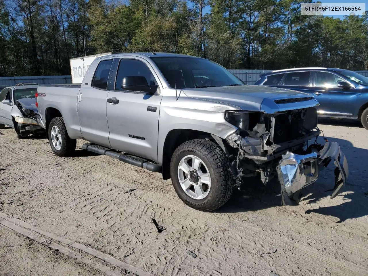 2014 Toyota Tundra Double Cab Sr VIN: 5TFRY5F12EX166564 Lot: 48583865