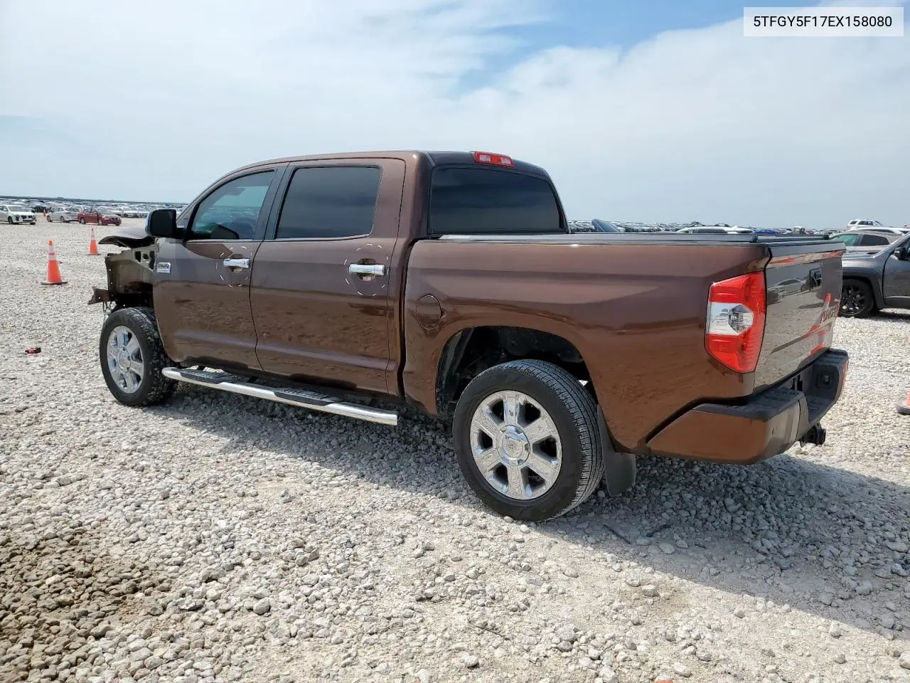 2014 Toyota Tundra Crewmax Platinum VIN: 5TFGY5F17EX158080 Lot: 55472155