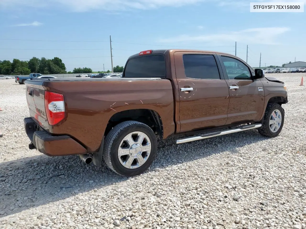 2014 Toyota Tundra Crewmax Platinum VIN: 5TFGY5F17EX158080 Lot: 55472155