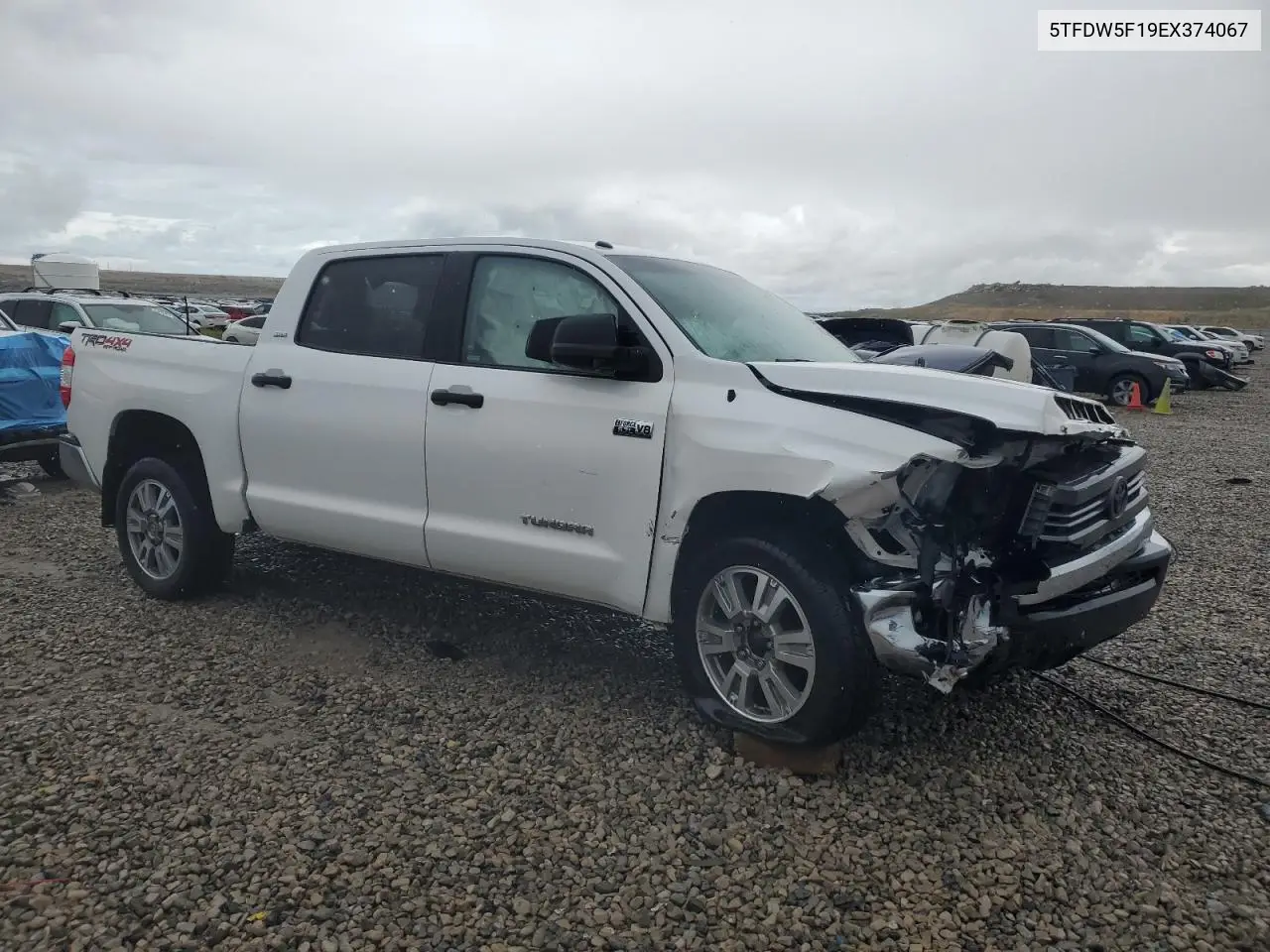 2014 Toyota Tundra Crewmax Sr5 VIN: 5TFDW5F19EX374067 Lot: 55866815