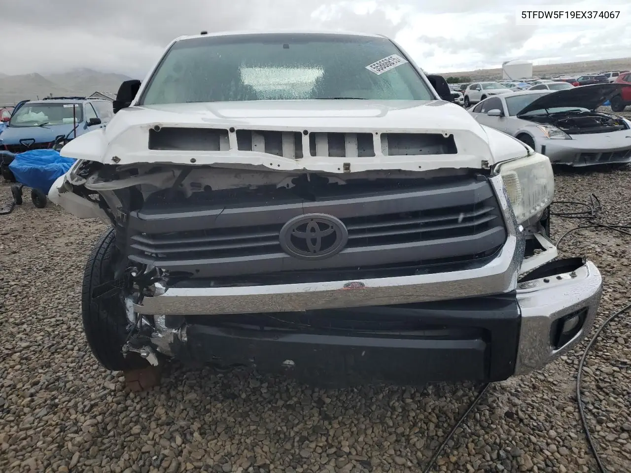 2014 Toyota Tundra Crewmax Sr5 VIN: 5TFDW5F19EX374067 Lot: 55866815