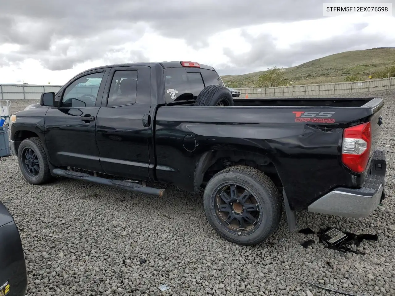 2014 Toyota Tundra Double Cab Sr VIN: 5TFRM5F12EX076598 Lot: 56789685