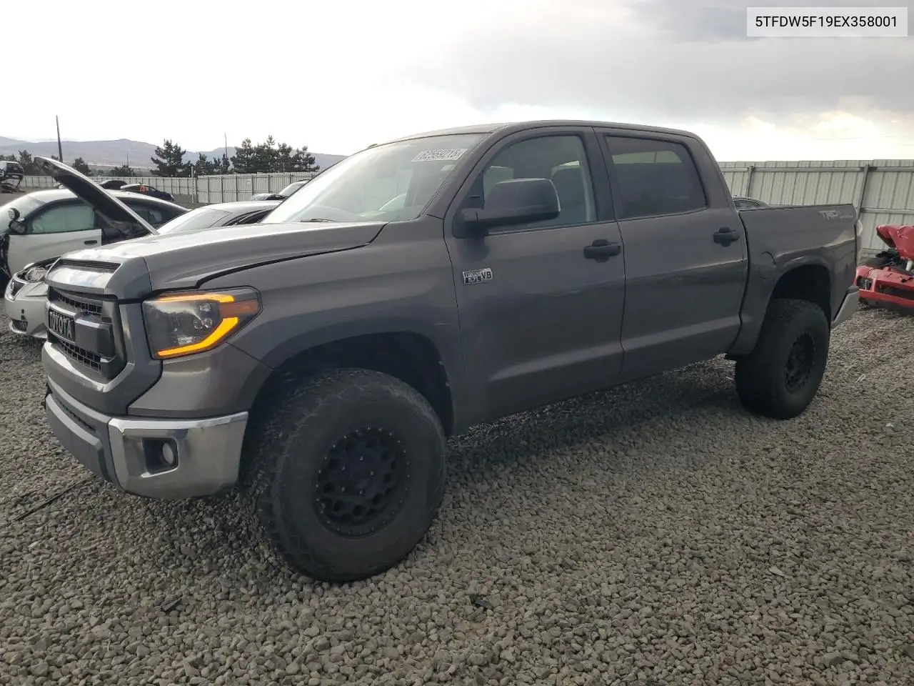 2014 Toyota Tundra Crewmax Sr5 VIN: 5TFDW5F19EX358001 Lot: 62569215