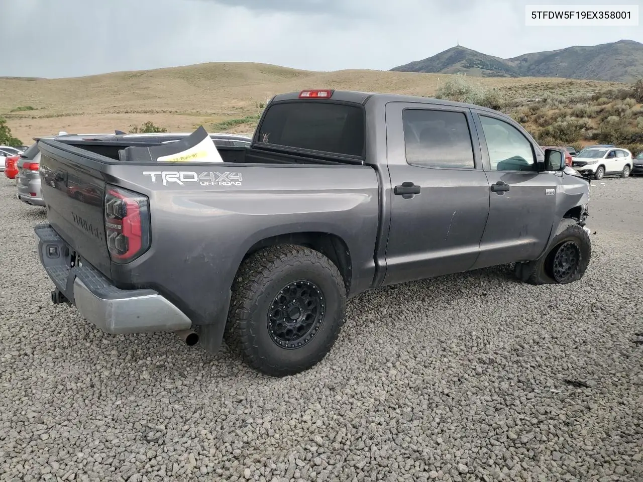2014 Toyota Tundra Crewmax Sr5 VIN: 5TFDW5F19EX358001 Lot: 62569215