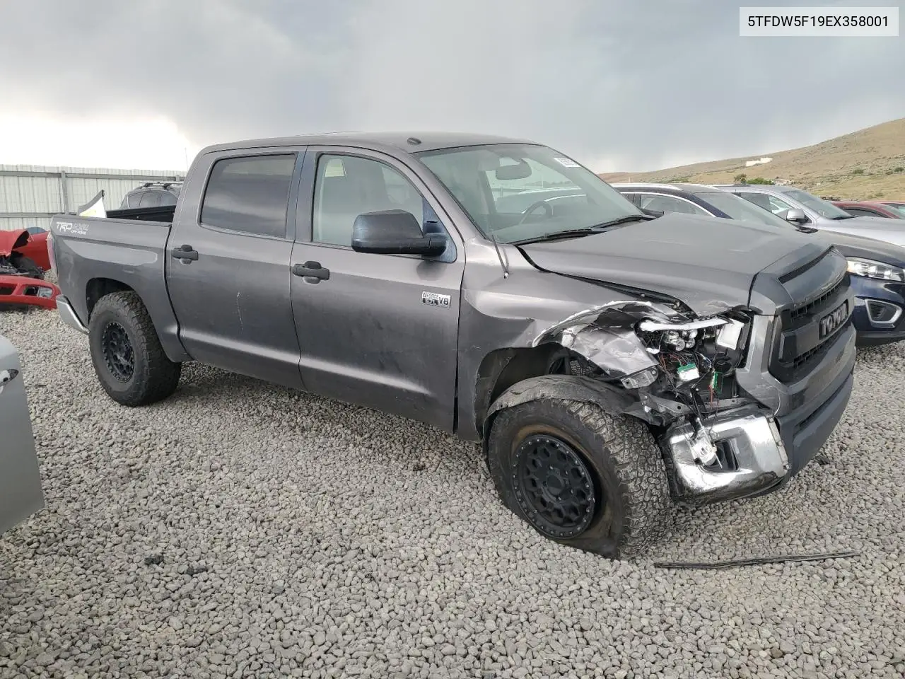 2014 Toyota Tundra Crewmax Sr5 VIN: 5TFDW5F19EX358001 Lot: 62569215