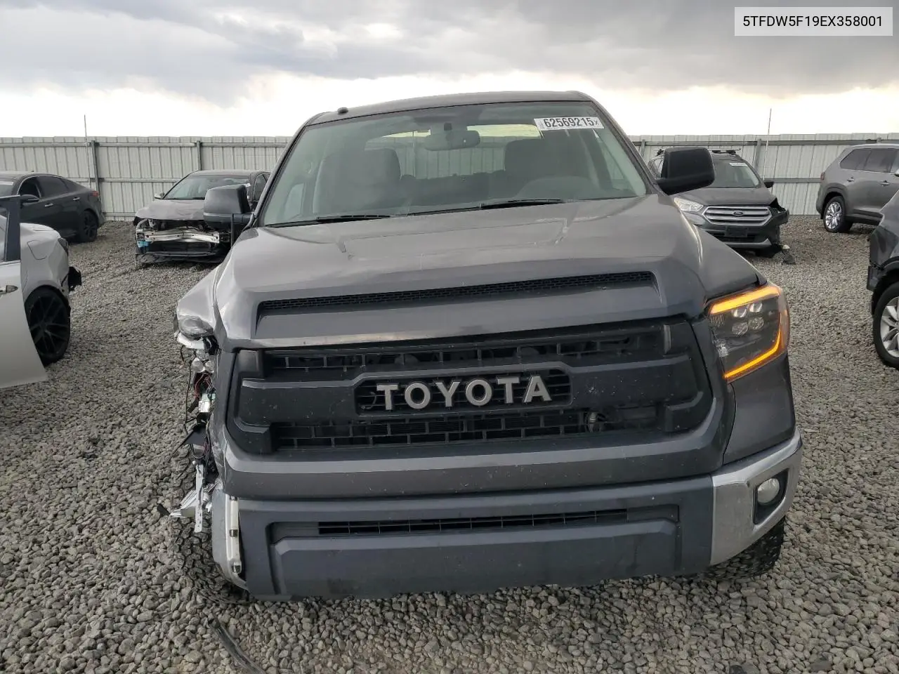 2014 Toyota Tundra Crewmax Sr5 VIN: 5TFDW5F19EX358001 Lot: 62569215