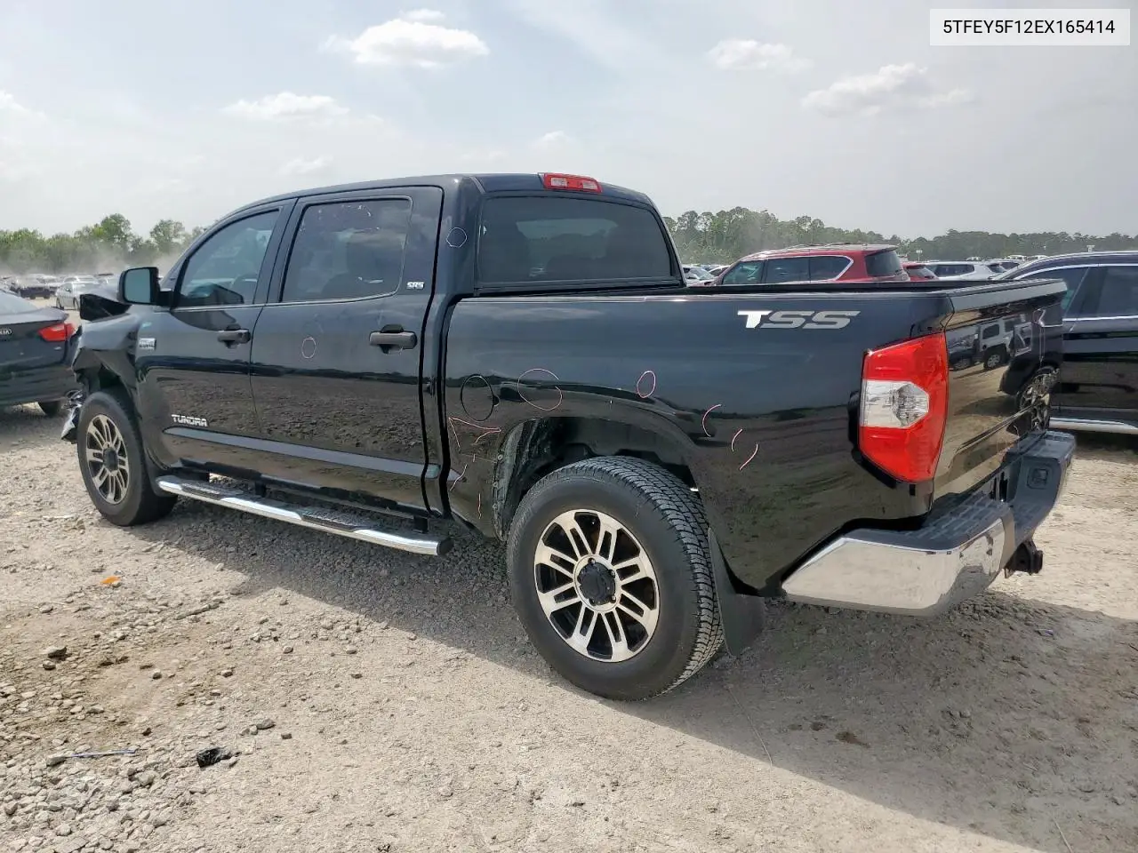 2014 Toyota Tundra Crewmax Sr5 VIN: 5TFEY5F12EX165414 Lot: 62781385