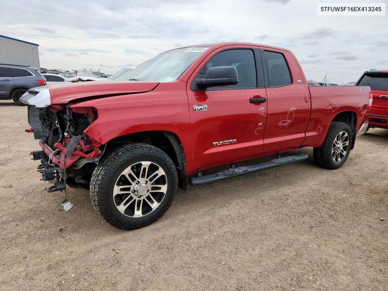 2014 Toyota Tundra Double Cab Sr VIN: 5TFUW5F16EX413245 Lot: 62927965