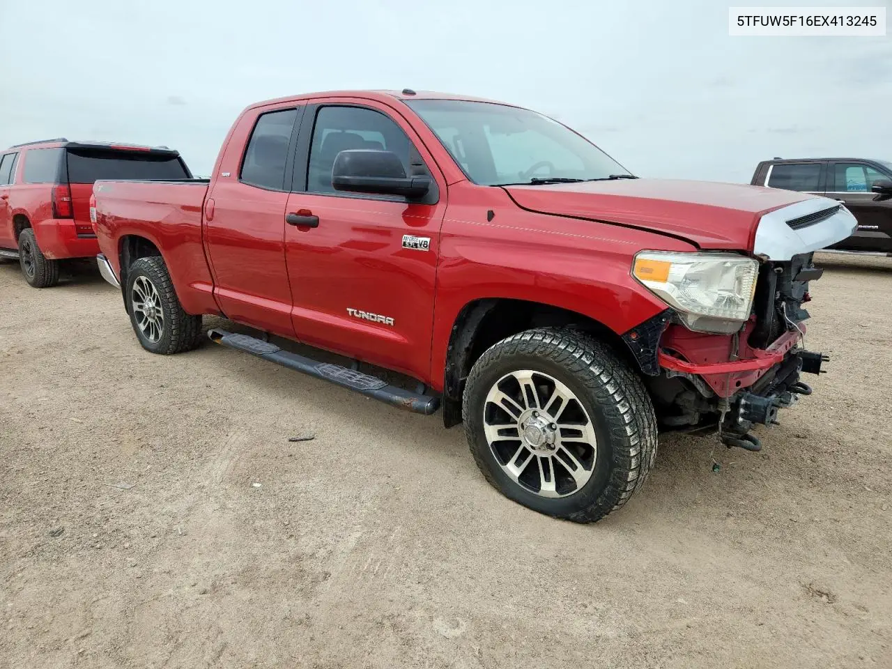 2014 Toyota Tundra Double Cab Sr VIN: 5TFUW5F16EX413245 Lot: 62927965
