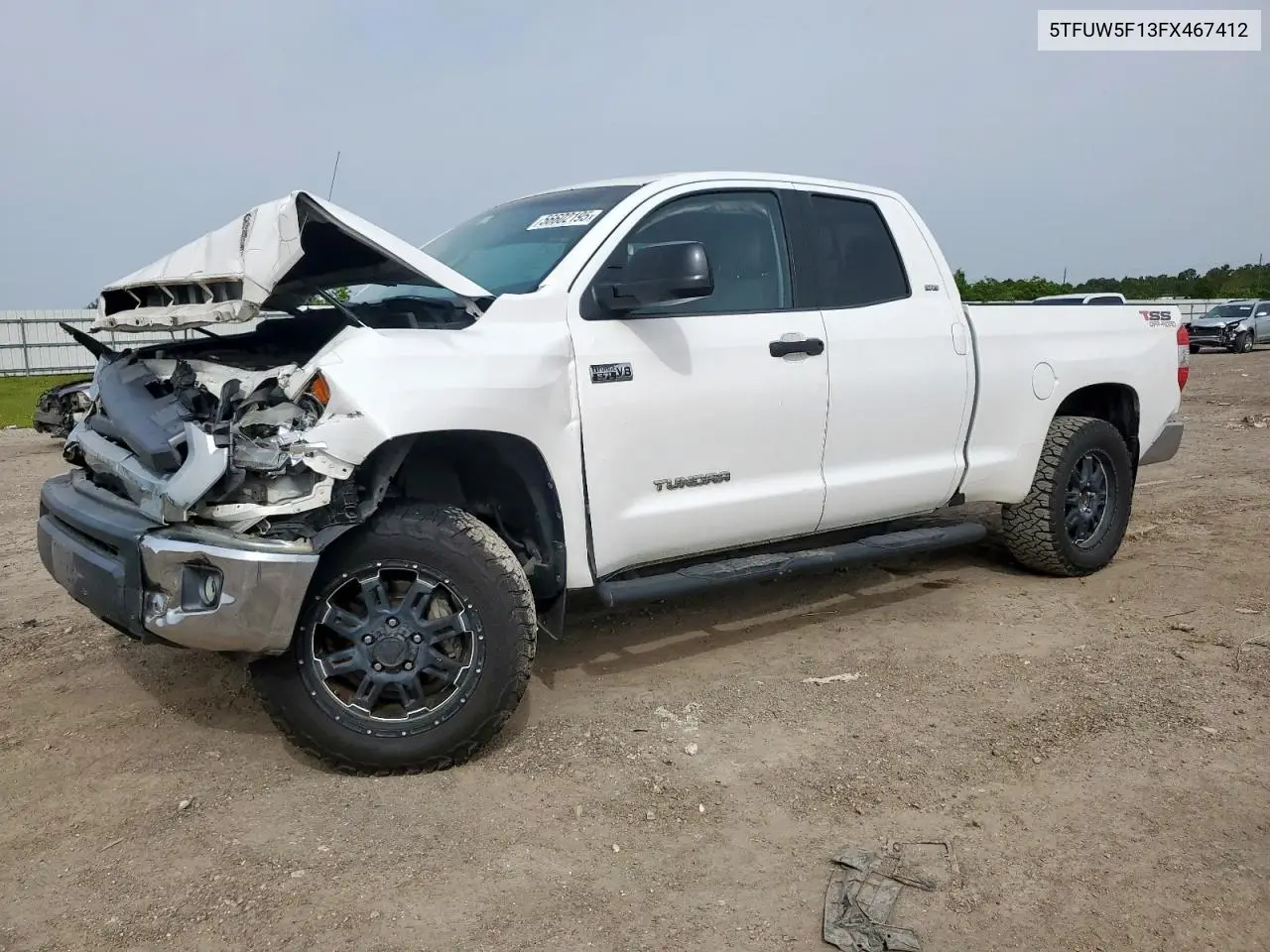 2015 Toyota Tundra Double Cab Sr VIN: 5TFUW5F13FX467412 Lot: 56602195