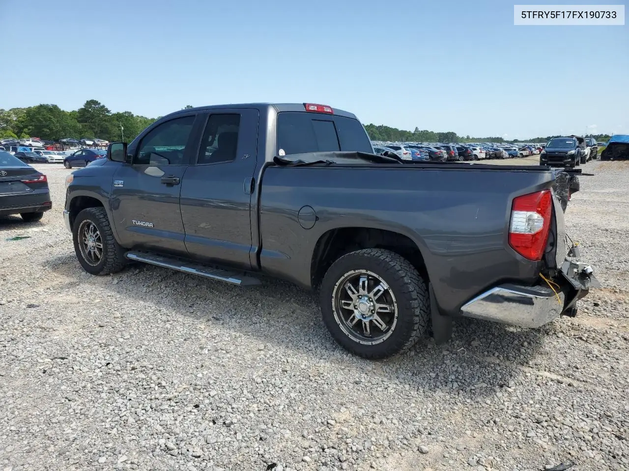 2015 Toyota Tundra Double Cab Sr VIN: 5TFRY5F17FX190733 Lot: 56950685