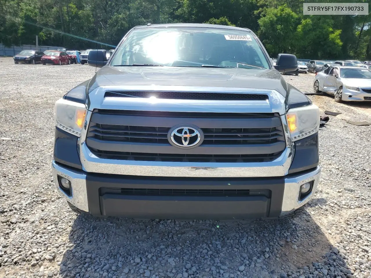 2015 Toyota Tundra Double Cab Sr VIN: 5TFRY5F17FX190733 Lot: 56950685