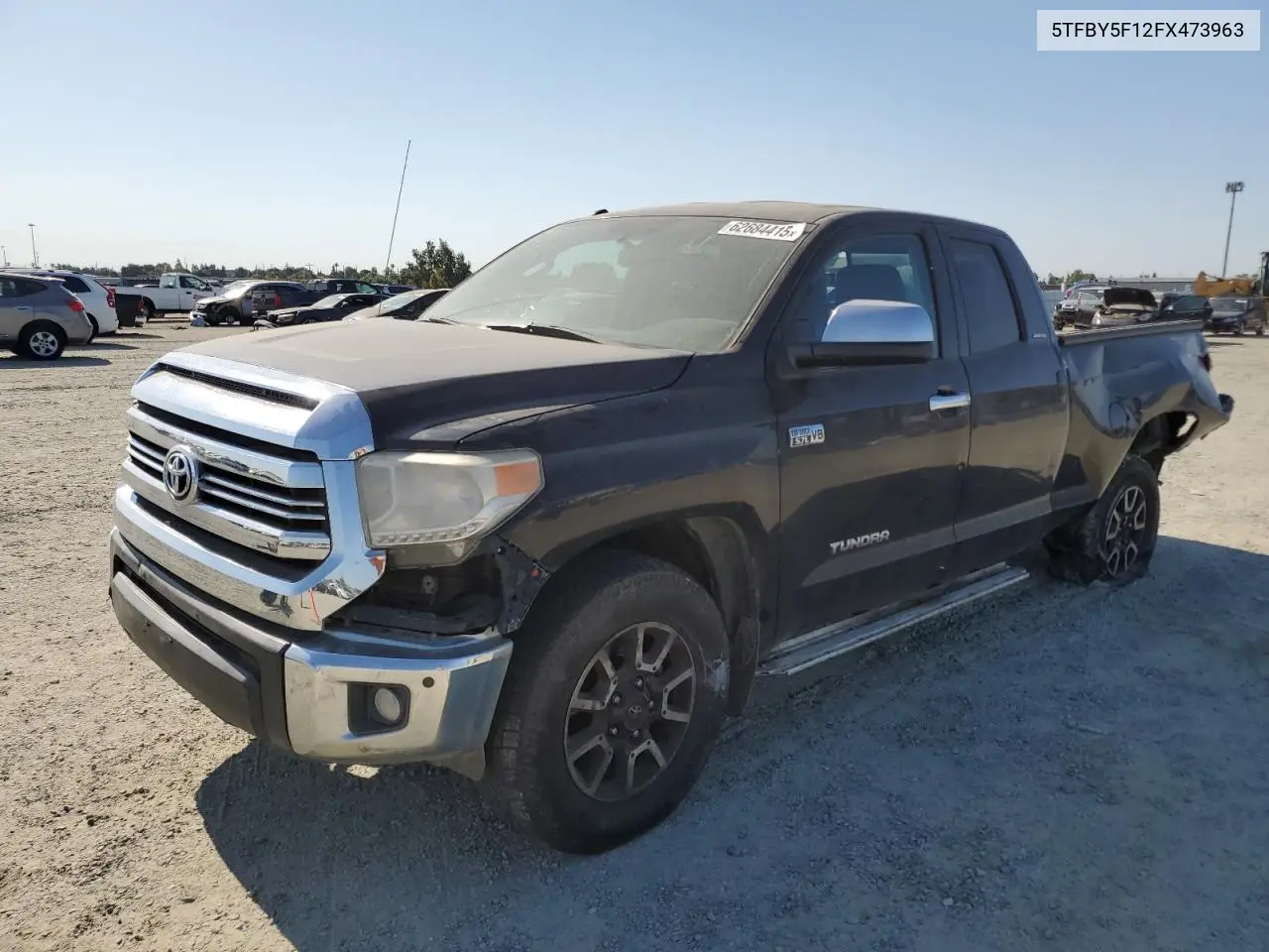 2015 Toyota Tundra Double Cab Limited VIN: 5TFBY5F12FX473963 Lot: 62684415