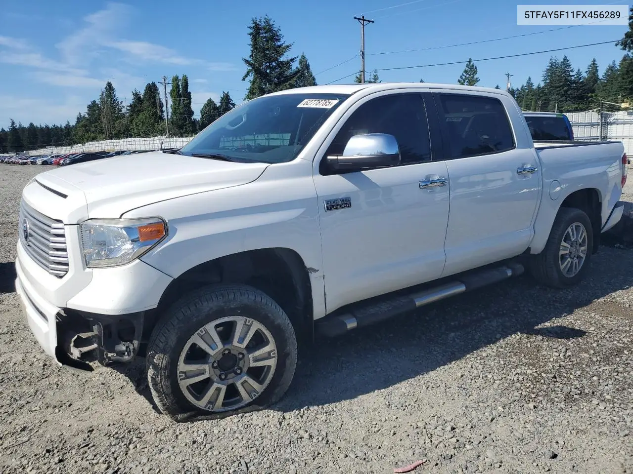 2015 Toyota Tundra Crewmax 1794 VIN: 5TFAY5F11FX456289 Lot: 62778785