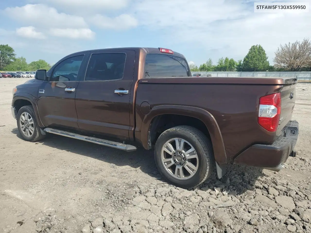 2016 Toyota Tundra Crewmax 1794 VIN: 5TFAW5F13GX559950 Lot: 56280655